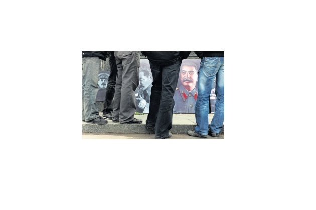 Stalin's portrait at the flee market