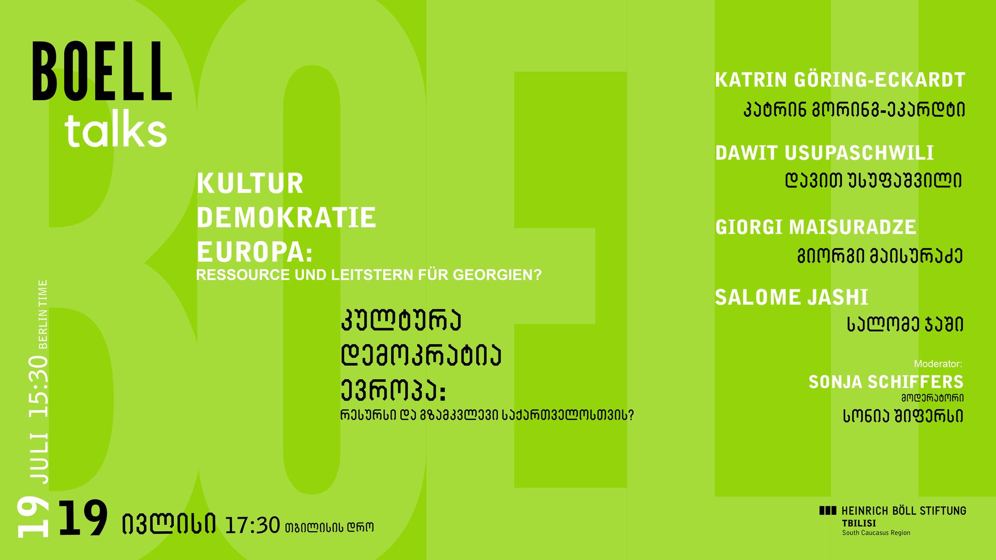 Kultur – Demokratie – Europa