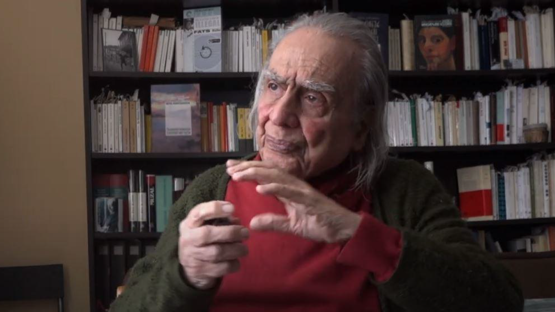 scene from the film Margvelaschvili portrait, scene from the film