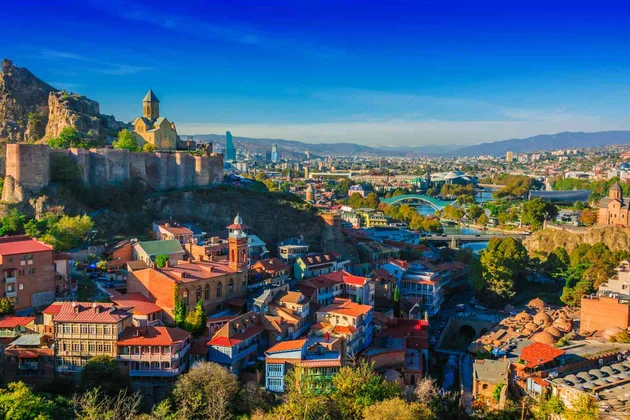 Panoramic view of Tbilisi, Georgia