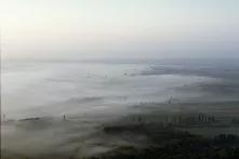 ყვარლის ტბის ხედი