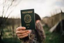 Photo of a person with an Azerbaijani passport