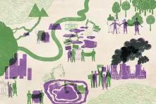 ილუსტრაცია, მწვანე პროტესტები სხვადასხვა სივრცეში