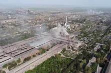 ქალაქ რუსთავის ინდუსტრიული ზონა.