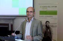 Walter Kaufmann at the anniversary of the foundation at Goethe Institute