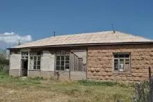 Former Azerbaijani houses in the village of Mets Masrik, Gegharkunik province of Armenia 