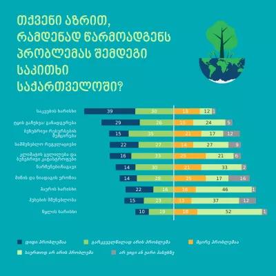 თქვენი აზრით რამდენად წარმოადგენს პრობლემას შემდეგი საკითხები საქართველოში?