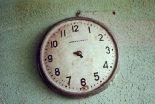 Clock without hands