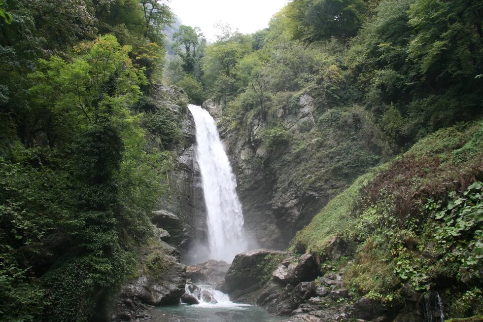 Lagodekhi big waterfall