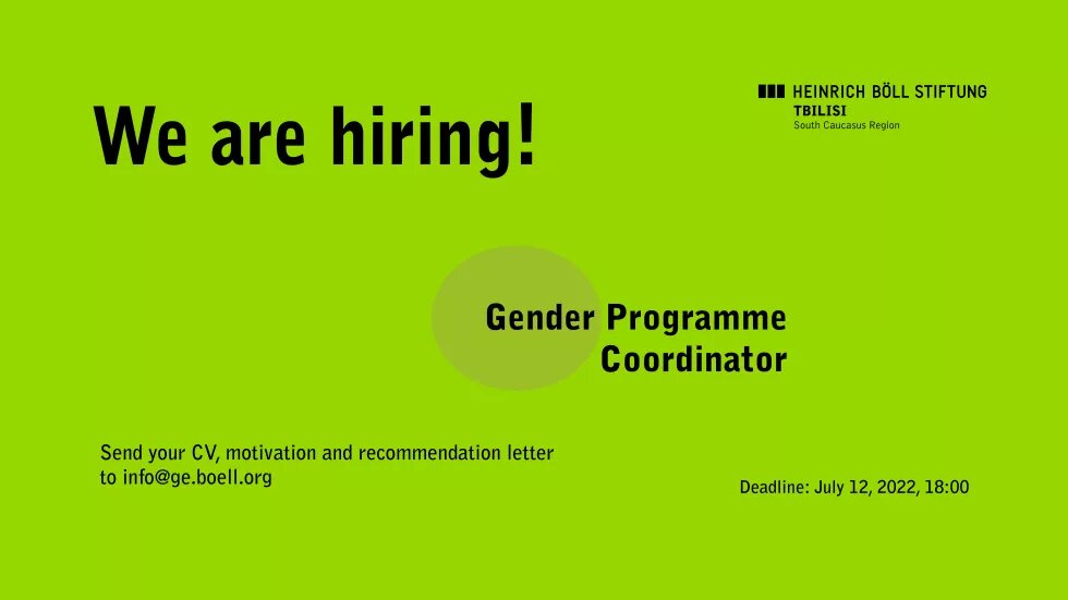 gender vacancy