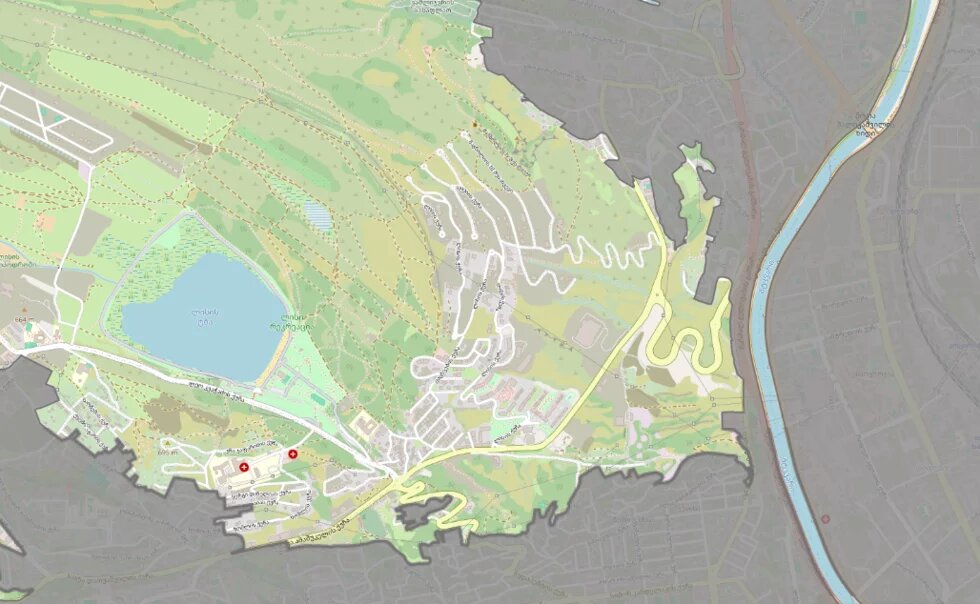 Map. 2 Eastern part of Lisi Lake (2025) Map. 2 Eastern part of Lisi Lake (2025)