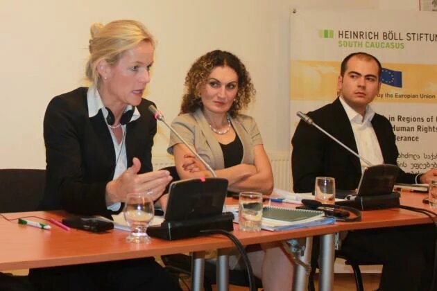 Viola von Cramon, Ketevan Tsihkelashvili, Giorgi Kandelaki Viola von Cramon, Ketevan Tsihkelashvili, Giorgi Kandelaki